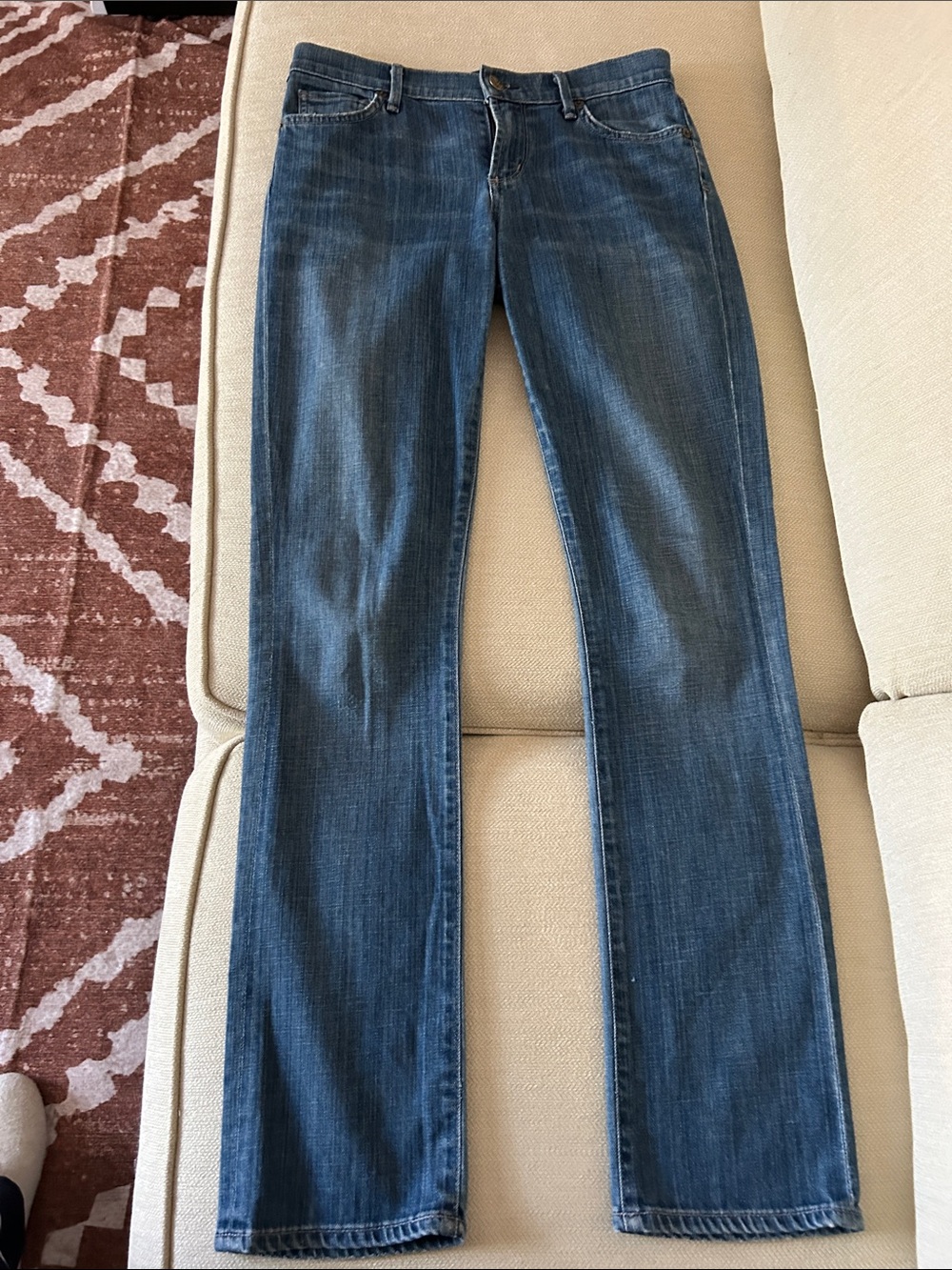 Citizens Of Humanity Straight-Leg Jeans in Dark Blue Wash